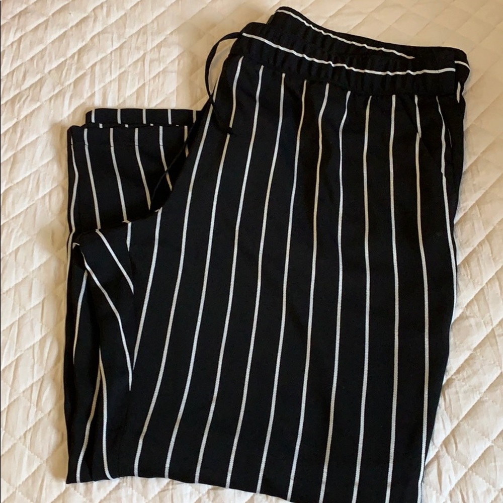 Loft cropped drawstring pants